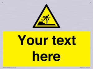 Custom warning Submerged step or steps